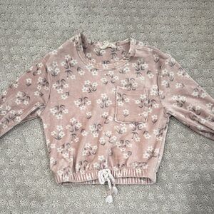 Jessica Simpson Pink Floral Kids Blouse